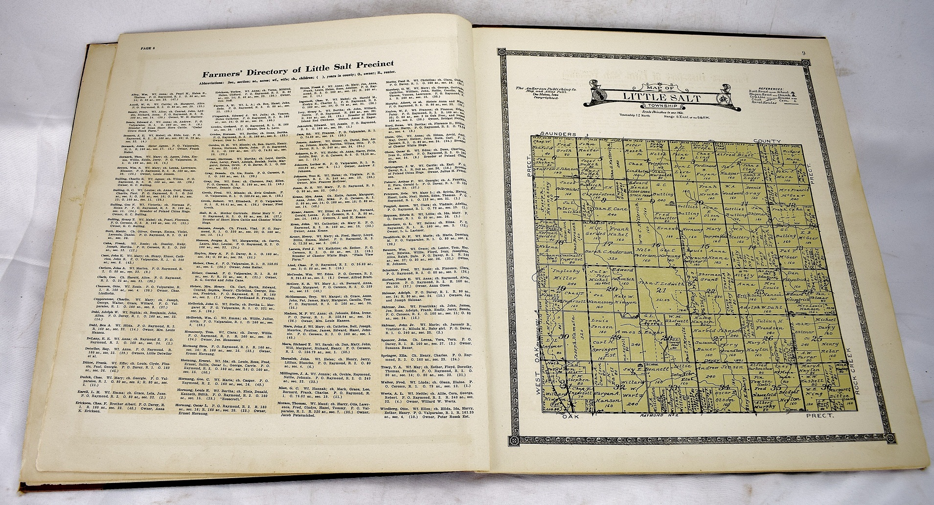 Atlas of Lancaster County, Nebraska Containing Maps of Townships of